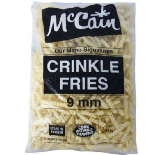 French Fries Crinkle Cut Fries  (9 mm) 2.5 kg  Mccain