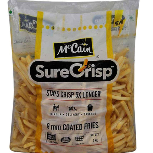 French Fries Sure Crisp Fries (9 mm) 3 kg  Mccain