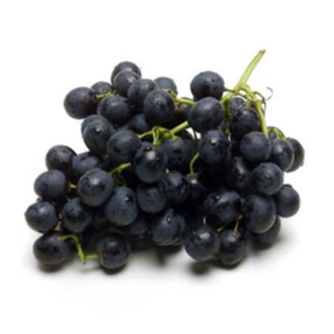 Fresh Fruit Grapes Black Indian 1 Kg
