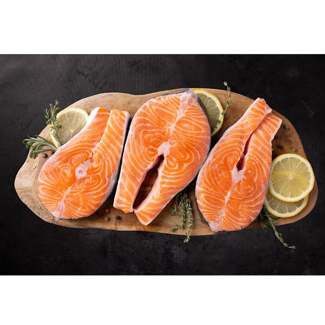 Fresh Norwegian Salmon - Steaks Cambay Tiger