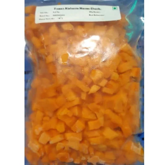 Frozen Alphanso Mango Cubes 1kg Suyog