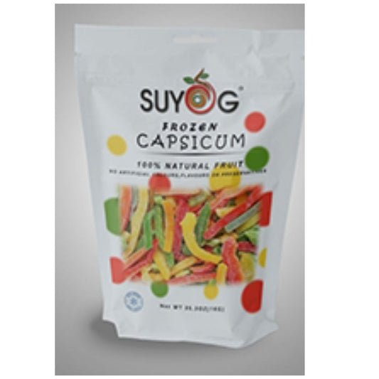 Frozen Capsicum 1kg Suyog