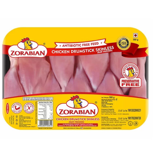 Frozen Drumsticks Skinless 500g Zorabian