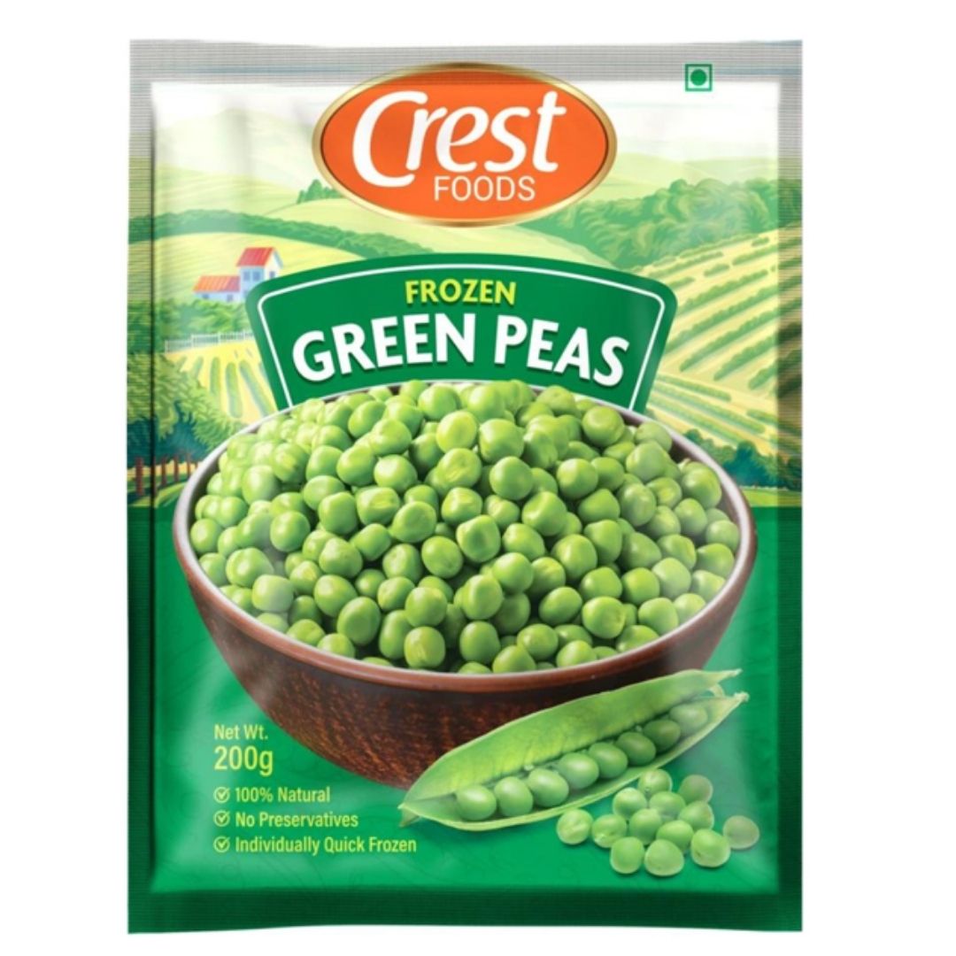 Frozen Green Peas 500g Crest Foods