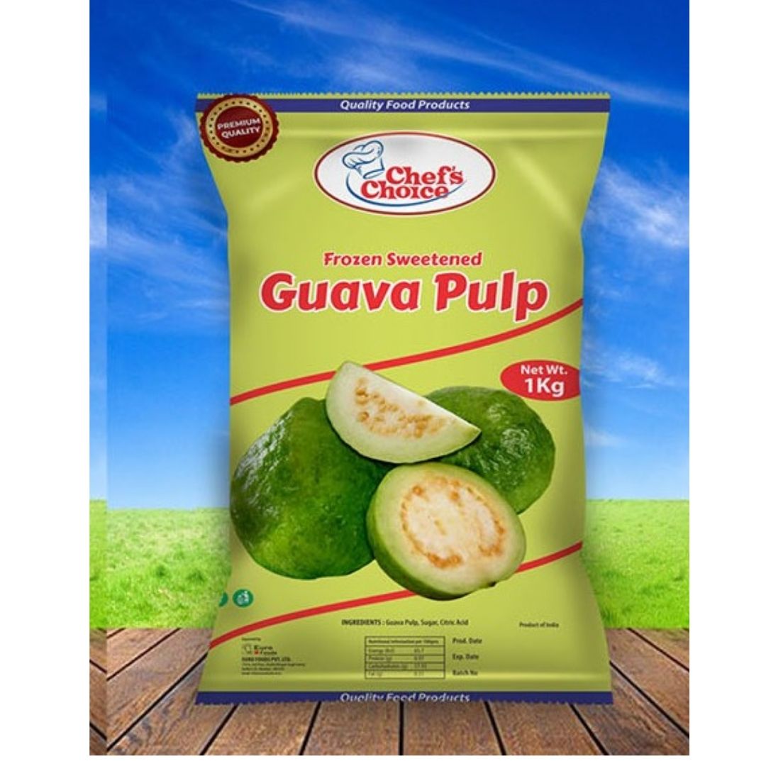 Frozen Guava Pulp 1kg Chef's Choice