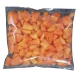 Frozen Papaya Cubes 1kg Suyog