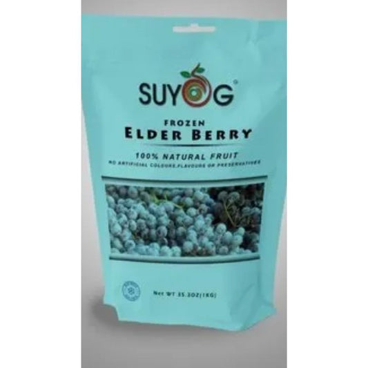 Frozen Whole Elderberry 1kg Suyog