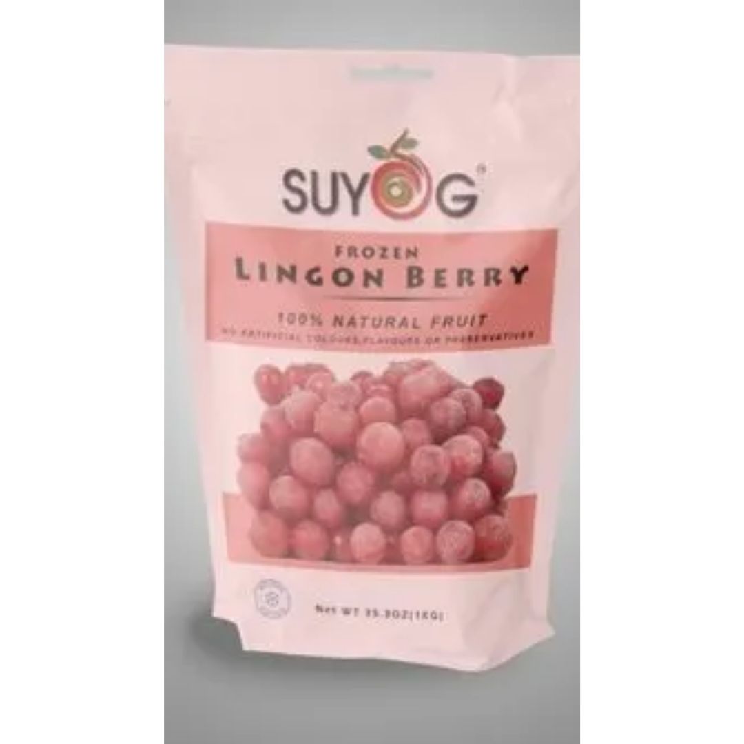 Frozen Whole Lingonberries 1kg Suyog