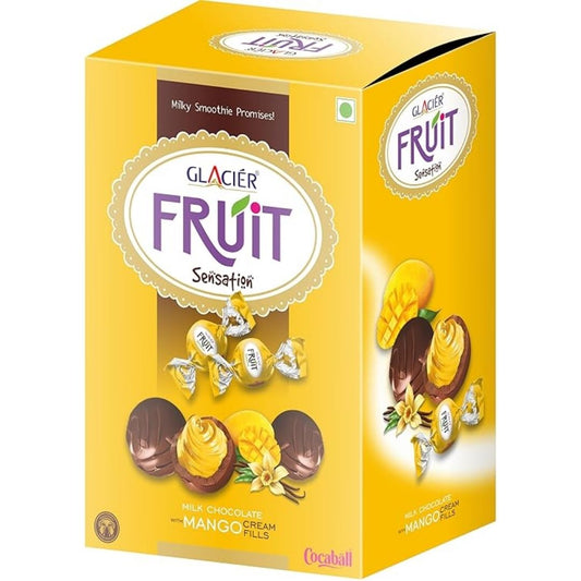 Fruit Milk Chocolate with Mango Cream Fills 770gm Glacier