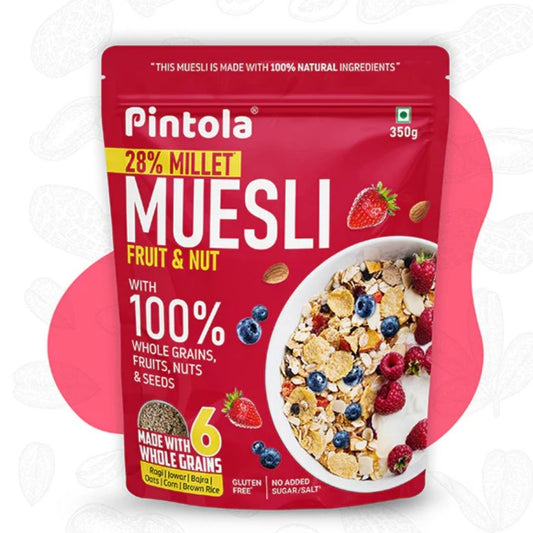 Fruit & Nut Muesli 350g Pintola