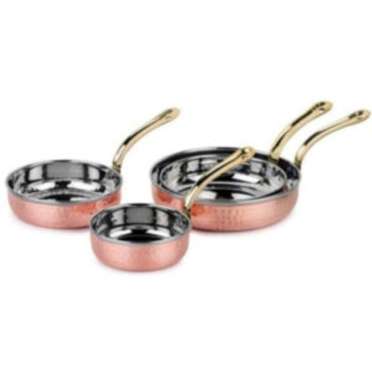 Fry Pan Brass Handle No. 2 (300ml) La Coppera