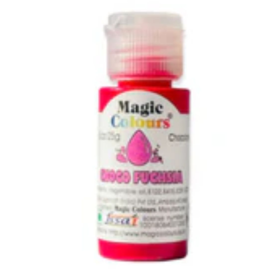 Fuchsia Choco Mini Gels Candy Food Magic Colours