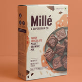 Fudgy Chocolate Millet Brownie Mix Mille Supergrain Co