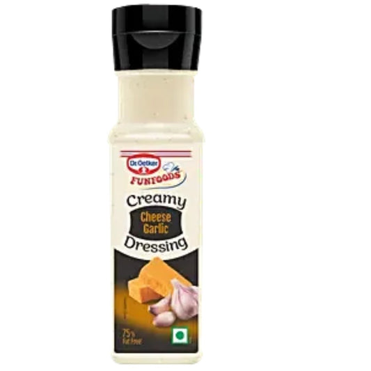 Funfoods Creamy Cheese Garlic Dressing 210 gm Dr.Oetker