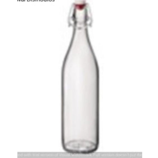 GIARA Clip Glass Bottle – 1000ML BORMIOLI ROCCO