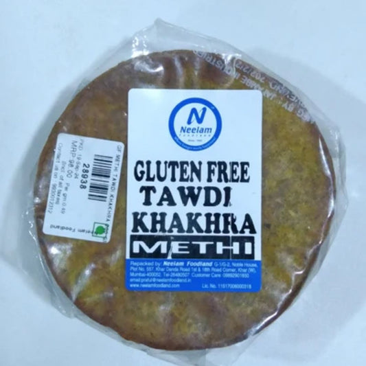 GLUTEN FREE METHI TAWDI KHAKHRA 200G NEELAM