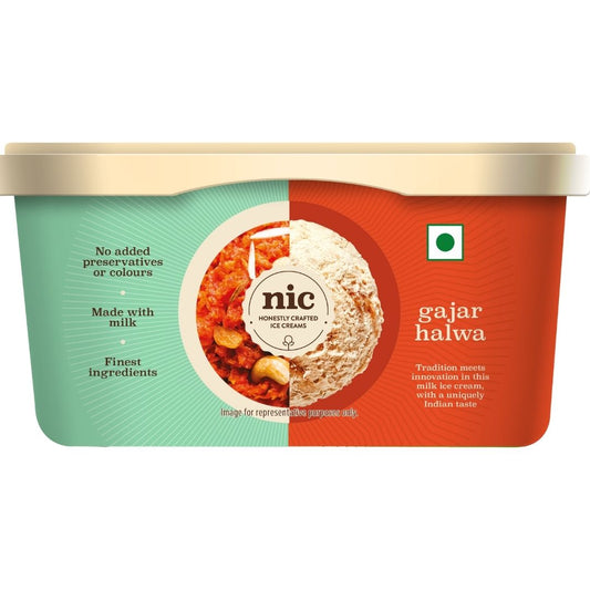 Gajar Halwa Ice Cream NIC