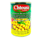 Garbanzos Bean In Brine 400gm Chtoura foods