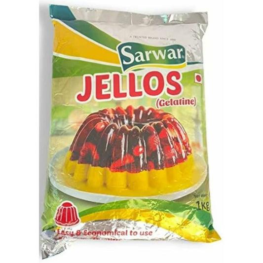 Gelatine (Jellos) (Pouch)  1 kg Sarwar