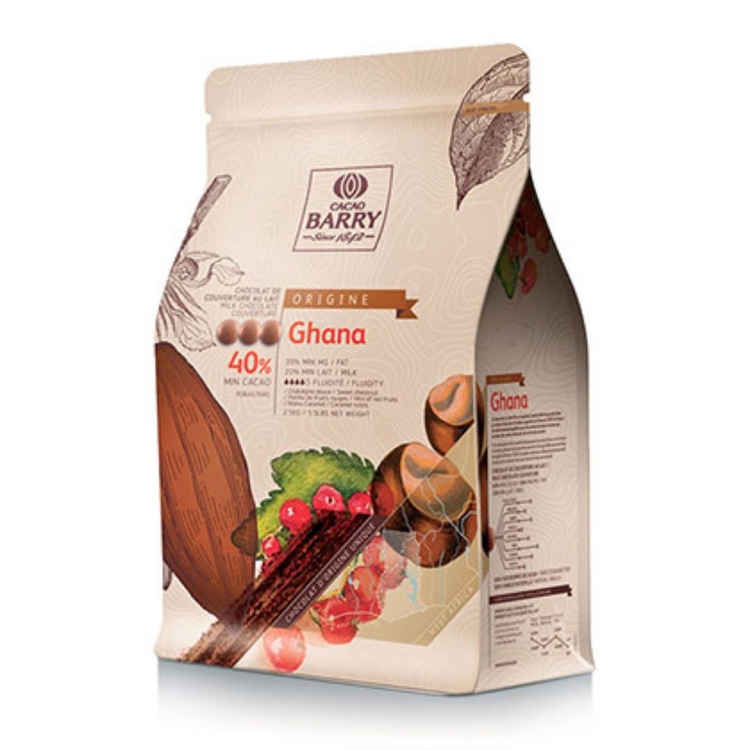 Ghana 40.5% Milk Cacao Barry