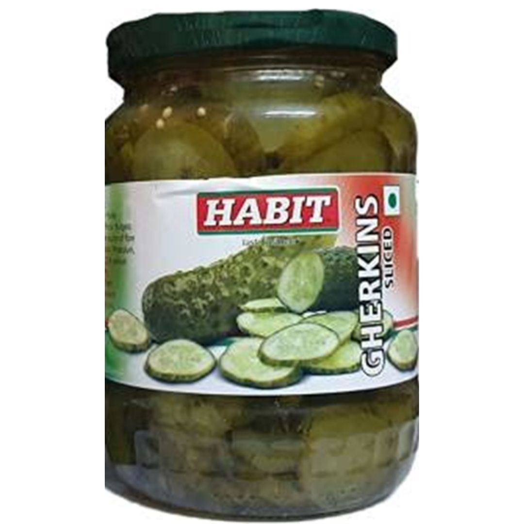 Gherkins Sliced Burger Chips 680 gm  HABIT