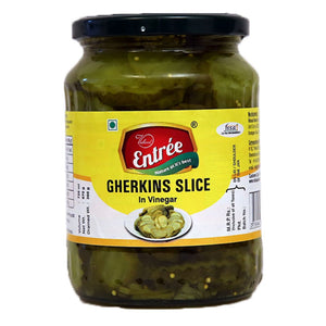 Gherkins Slice in Vinegar 370ml Vishaal Entree