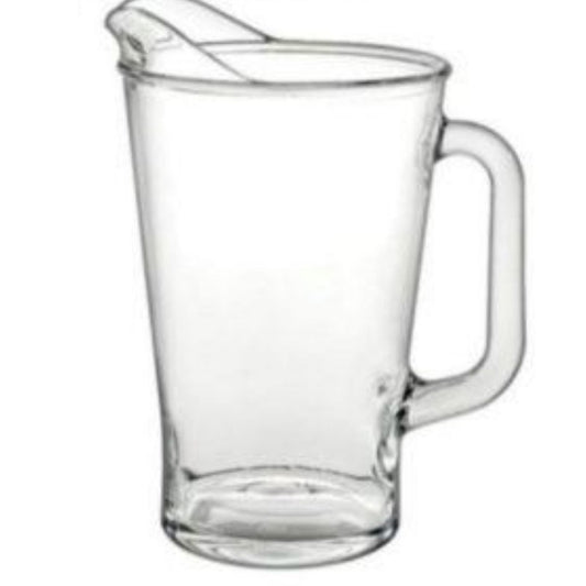 Glass Conic Jug 1800 ML Beer Pitcher Borgonovo