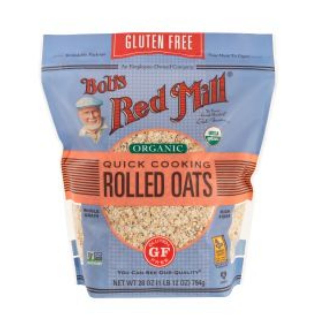 Gluten Free Organic Quick Cooking Rolled Oats Bobs Red Mill