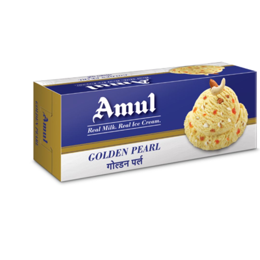 Golden Pearl Ice Cream 2ltr Amul