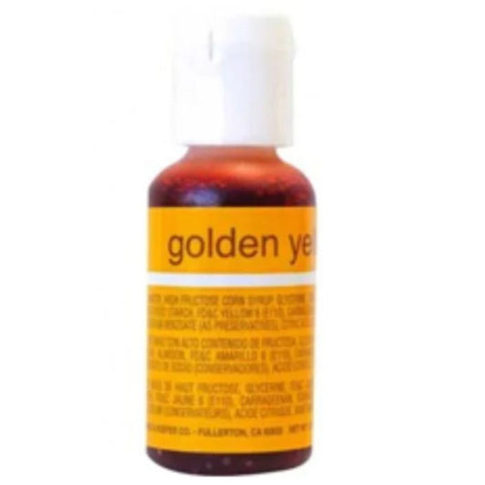 Golden Yellow Edible Liqua Gel Colour 20ml Chefmaster