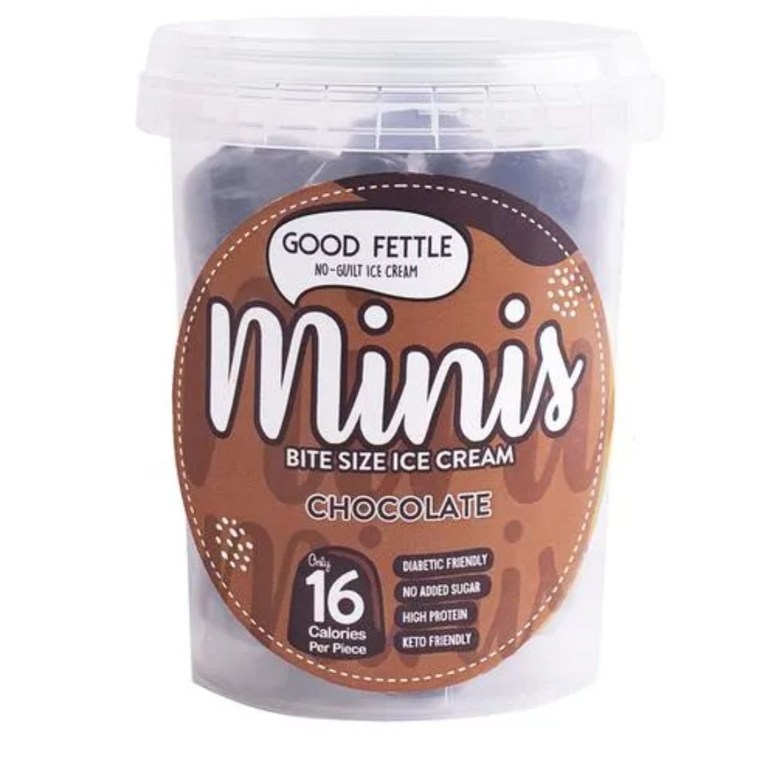 Minis Bite Size Ice Cream Chocolate 230 ml Good Fettle