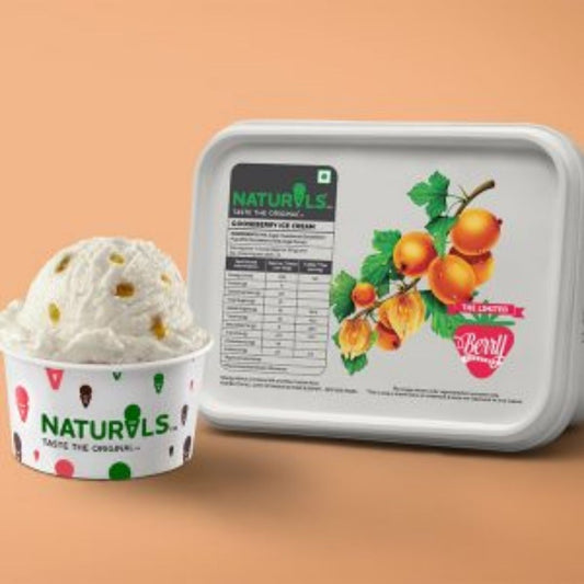 Gooseberry Ice cream  Naturals