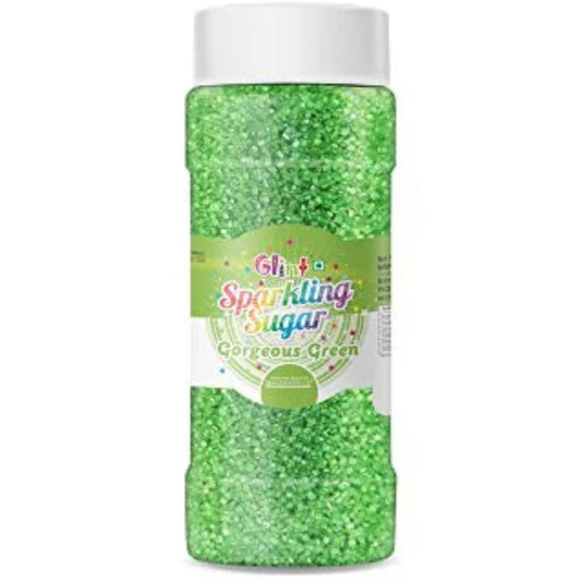 Gorgeous Green Small Sparkling Sugar 75g Glint