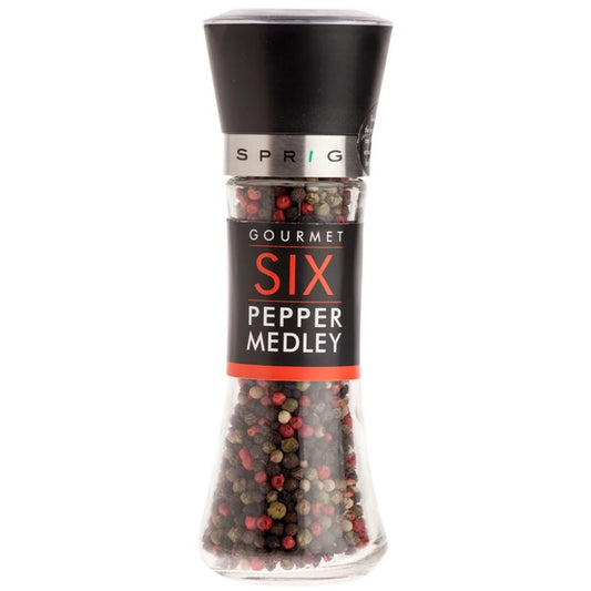 Gourmet Six Pepper Medley  Blend of Peppers 85g Spring