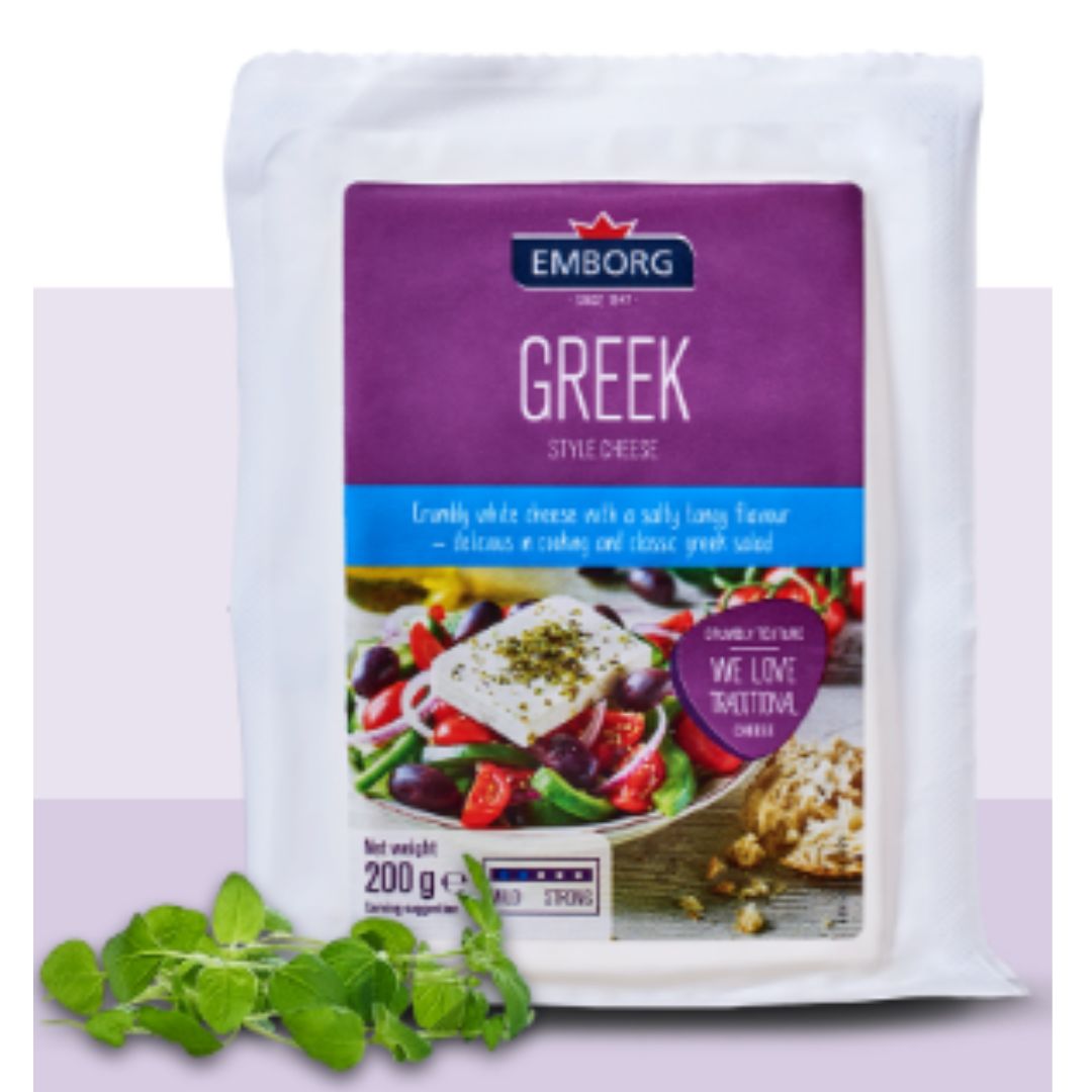 Greek Style Cheese Block 200g Emborg