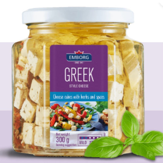 Greek Style Cheese w_Herbs & Spices 300g Emborg