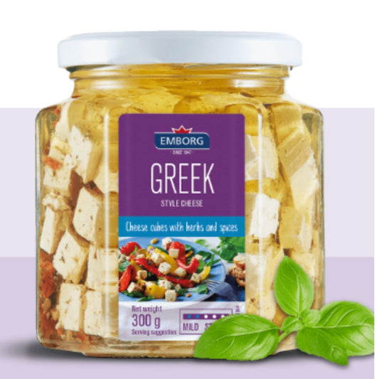 Greek Style Cheese w_Herbs & Spices 300g Emborg