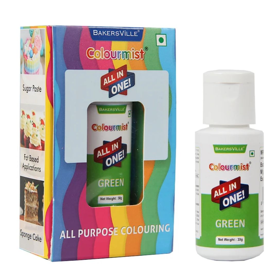 Green All In One Food Colour 30g Colourmist