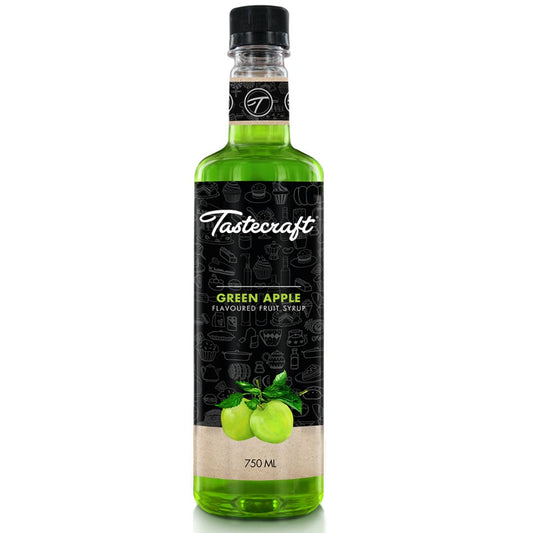 Green Apple Flavoured Fruit Syrup 750ml Tastecraft