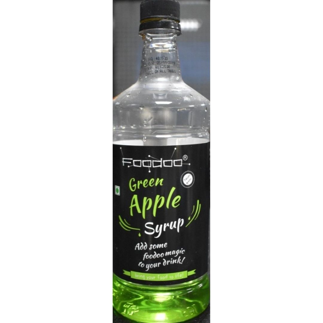 Green Apple Syrup   750 ml  Foodoo