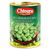 Green Broad Beans in Brine 850gm Chtoura Foods