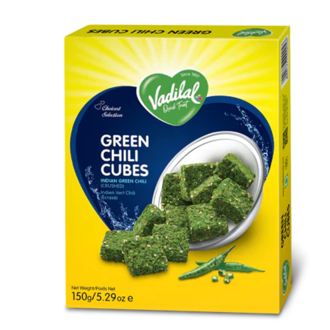 Green Chili Cubes 150g Vadilal