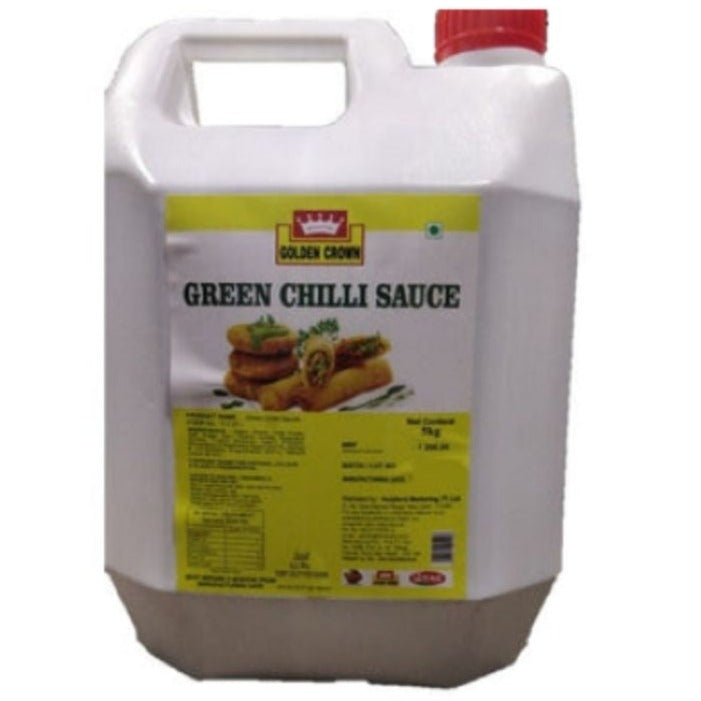 Green Chilli Sauce  5 kg  Golden Crown