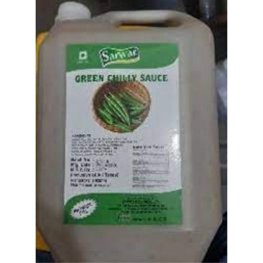 Green Chilly Sauce  5 kg Sarwar