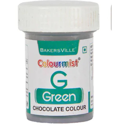 Green Colourmist Edible Chocolate Powder Colour 3g Bakersville