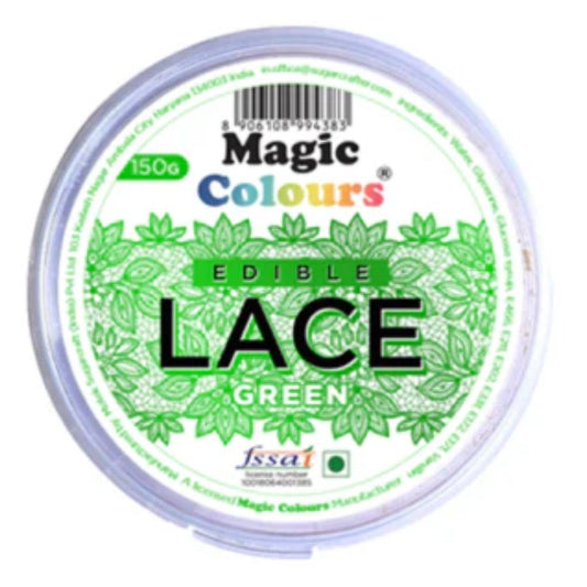 Green Edible Lace Paste Magic Colours