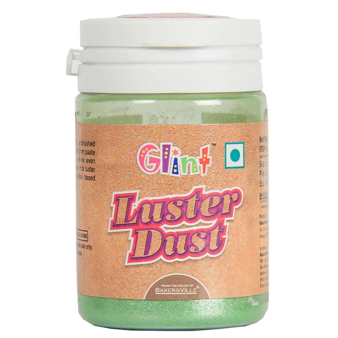 Green Edible Luster Dust 10g Glint