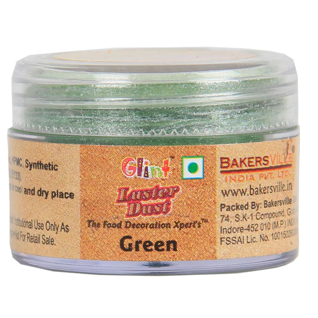 Green Edible Luster Dust 5g Glint