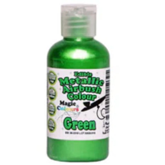 Green Edible Metalic Airbrush Magic Colours