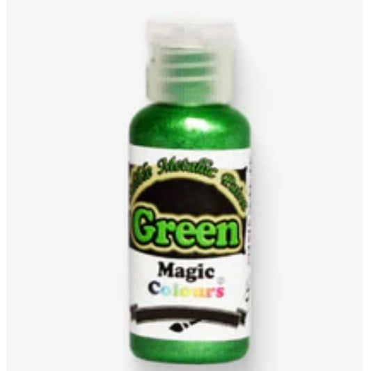 Green Edible Metallic Paints Magic Colours